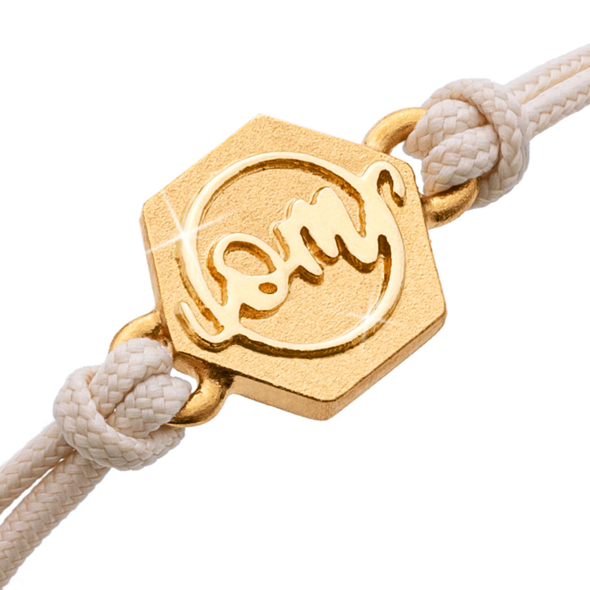 OM Armband, 750 Roségold