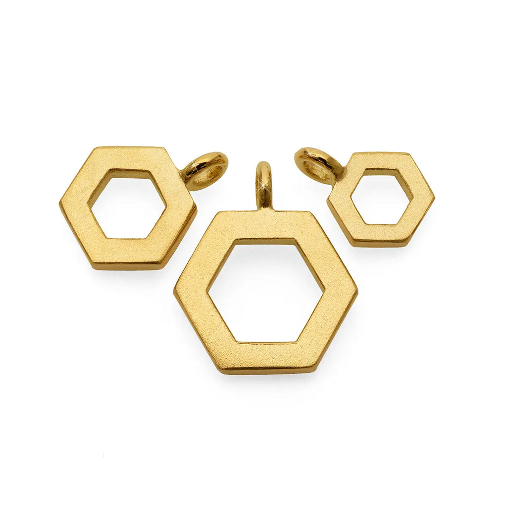 b.yours IN FREE BALANCE Kette Hexagon – Variantenübersicht, 750 Gelbgold, Damen