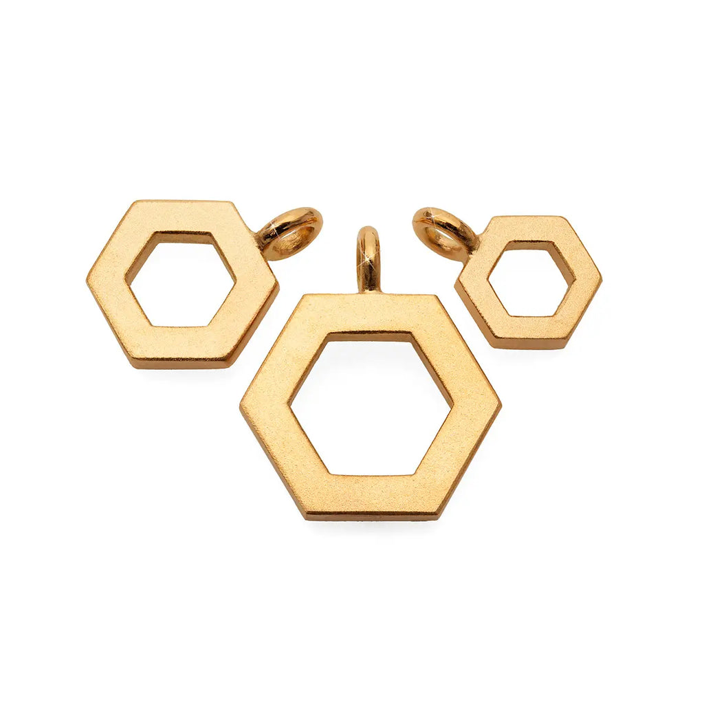 b.yours IN FREE BALANCE Kette Hexagon – Variantenübersicht, 750 Roségold, Unisex