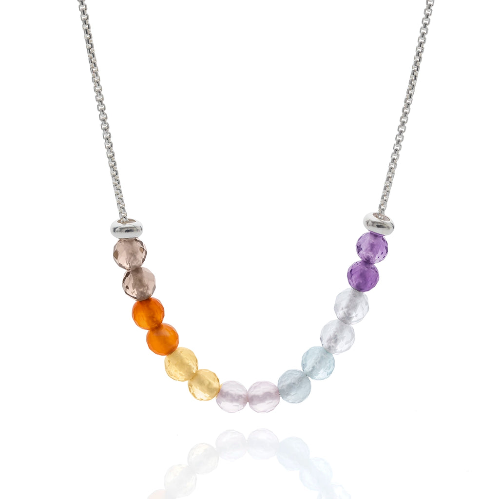 b.yours IN TOUCH Armband 7 Chakra – 925 Silber, Unisex