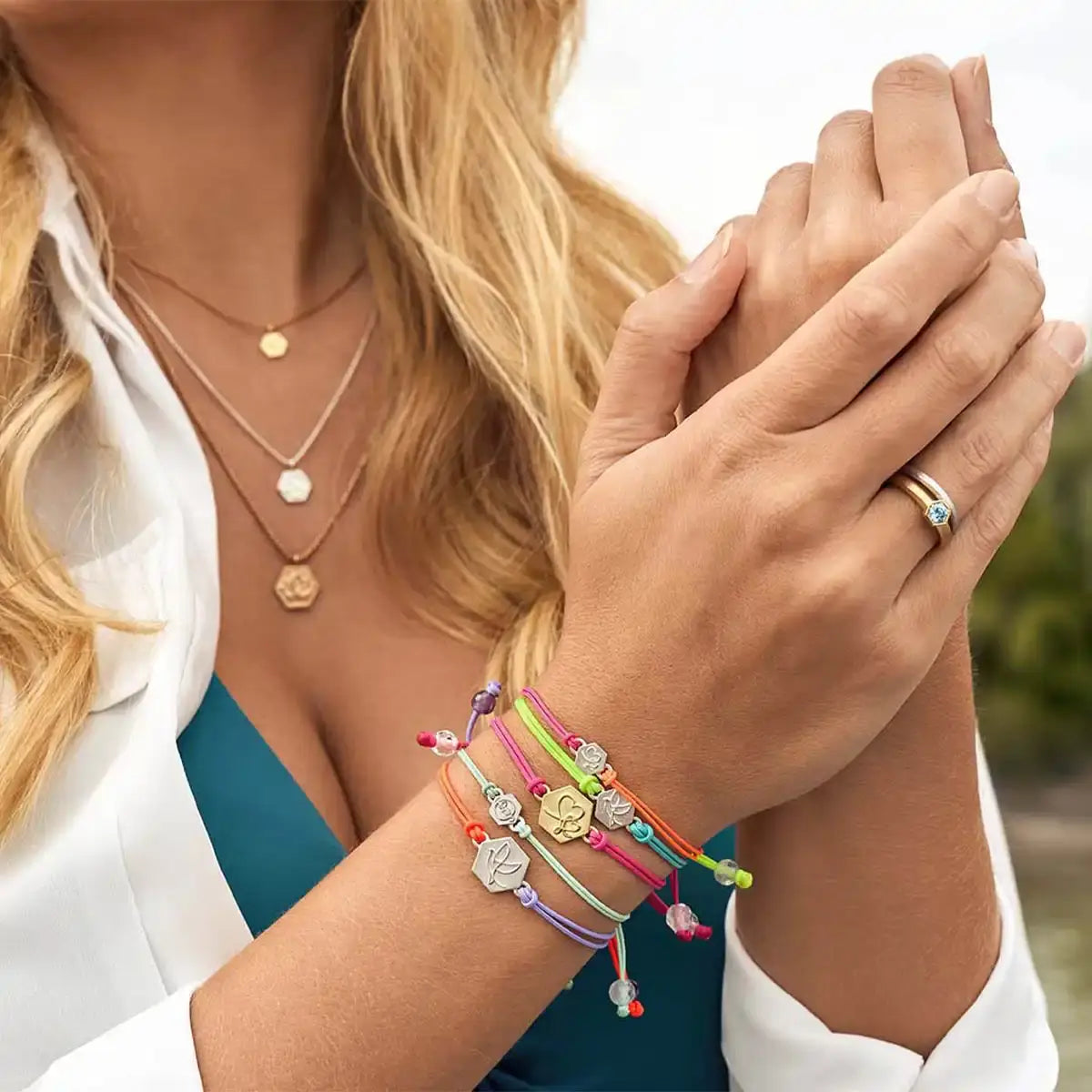 b.yours IN YOU – Nahaufnahme Herz 750 Gelbgold, Armband, Unisex