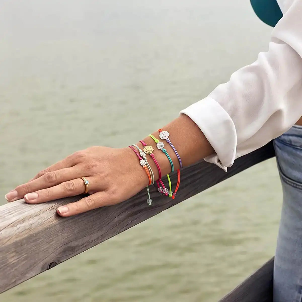 b.yours IN YOU Armband Om – am Handgelenk getragen, 925 Silber, Unisex