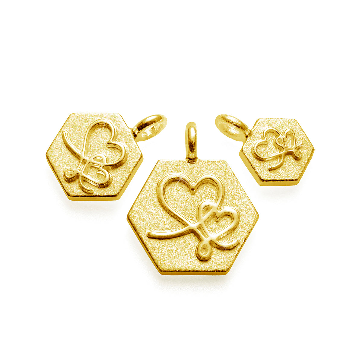 b.yours IN YOU Armband Herz – Variantenübersicht, 750 Gelbgold, Unisex