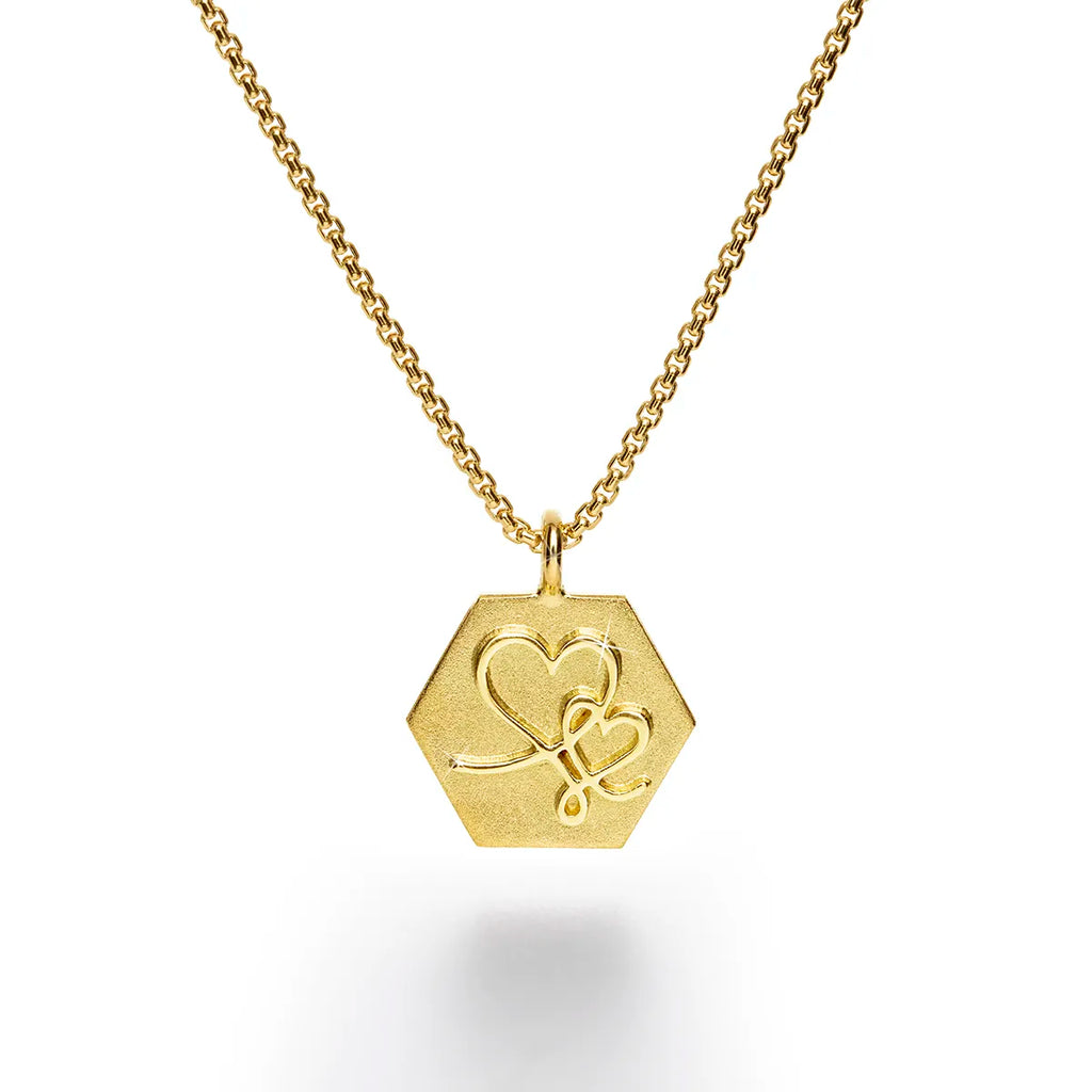 b.yours IN YOU Kette Herz – 750 Gelbgold, Damen