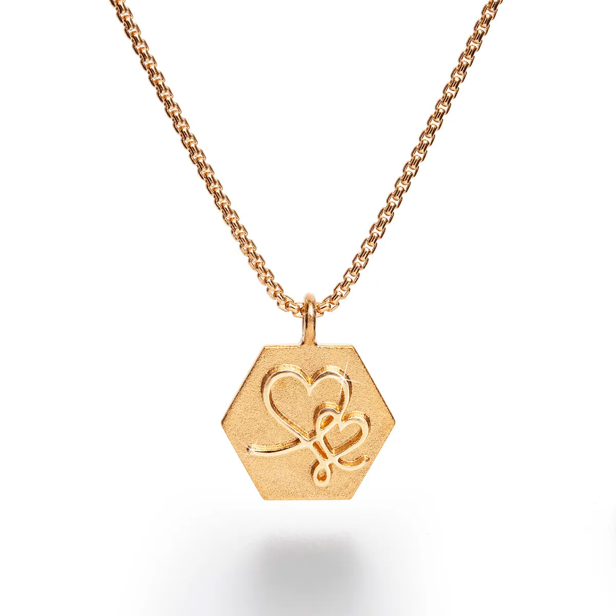 b.yours IN YOU Kette Herz – 750 Roségold, Damen