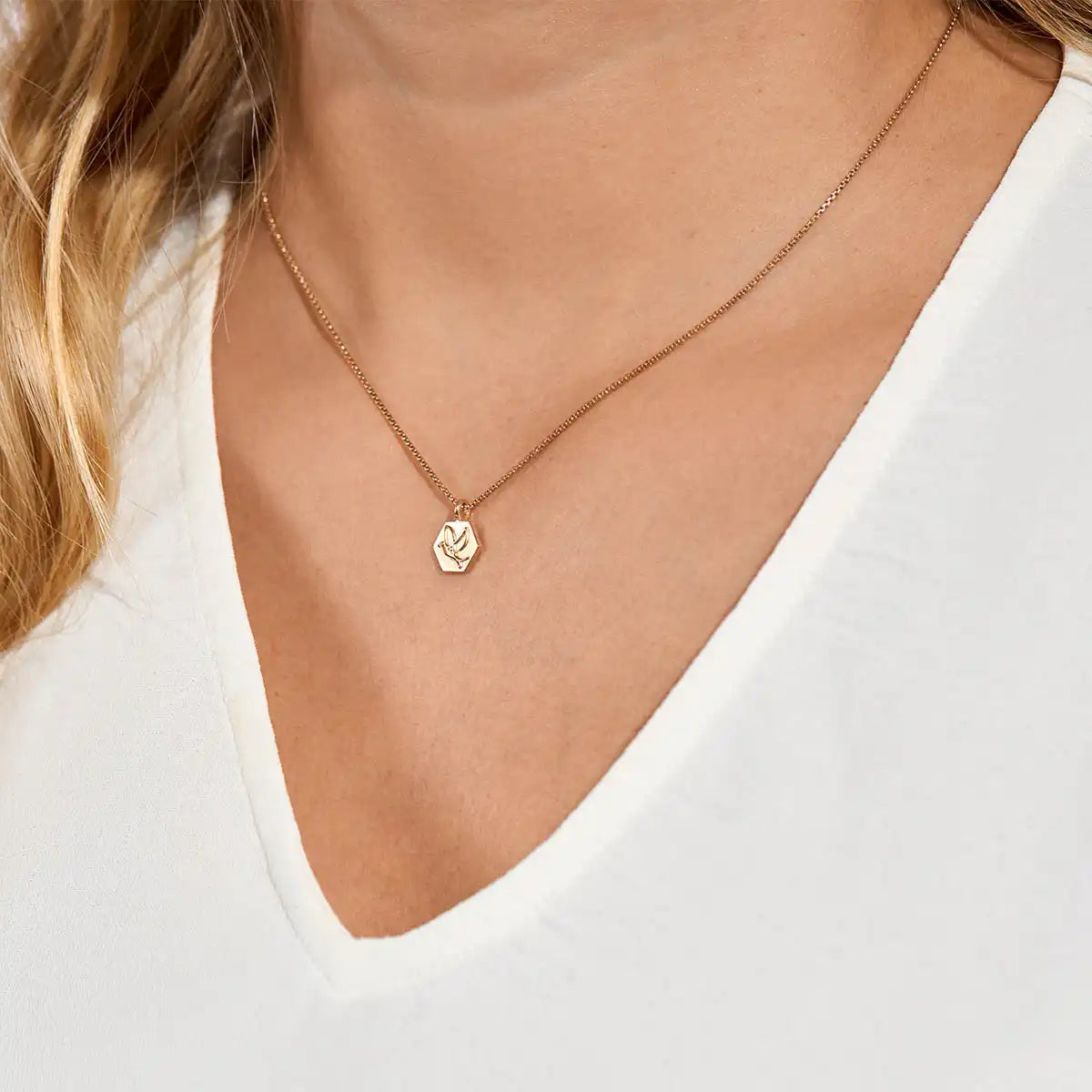 b.yours IN YOU Kette Taube – 750 Gelbgold, Unisex (2)