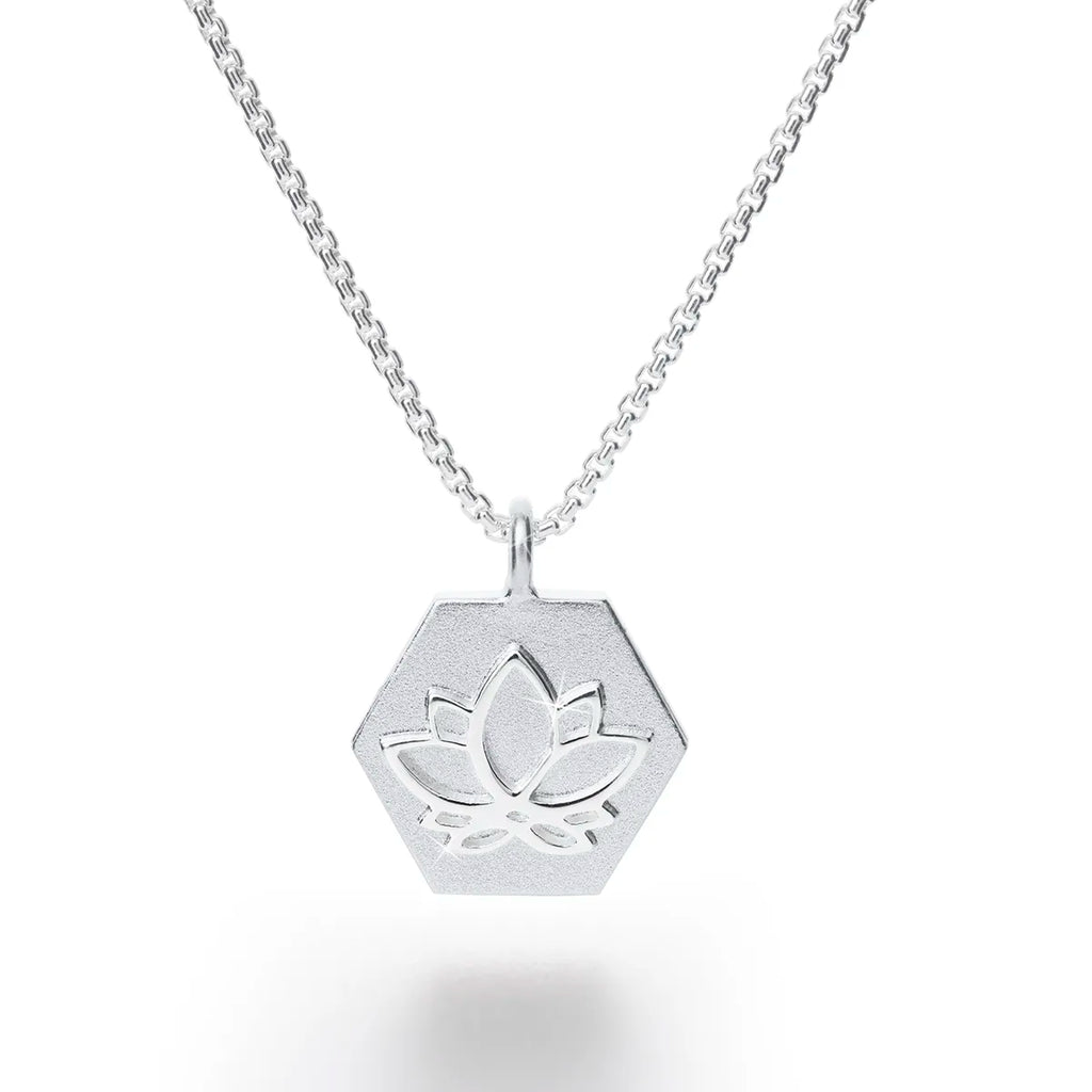 b.yours IN YOU Kette Lotus – 925 Silber, Damen