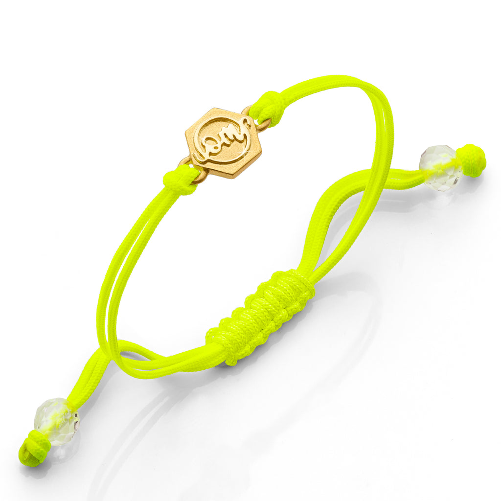 OM Armband, 750 Gelbgold
